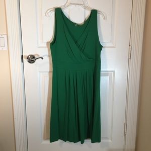 Lands End jersey, sleeveless dress
